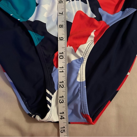 Cole Of California 2 Piece Bikini High Cut Bottom Twist Underwire Top Womens 14 - Picture 5 of 13